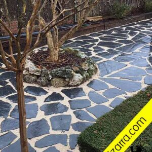Resistente pizarra natural para jardines y exteriores. Suelo pizarra exterior precio.
