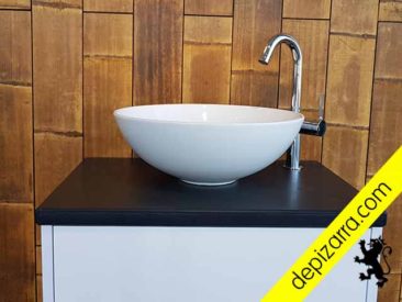 Pizarra para encimera baño.