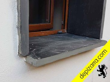 Vierteaguas con goterón.