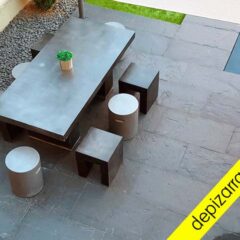 Pizarra para suelo de terraza.