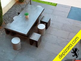 Pizarra para suelo de terraza.