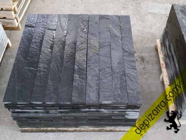 Bordillos pizarra jardín.