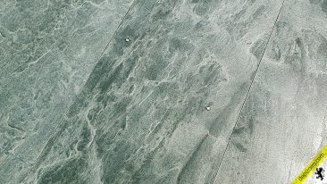 Acabados superficiales de pizarra verde.