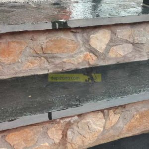 Peldaño pizarra negra.