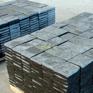 Tumbled slate tile.