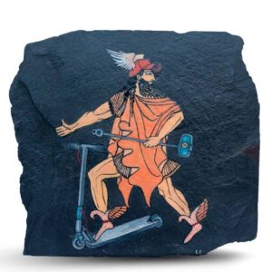 Arte único en pizarra de evapuka.com.