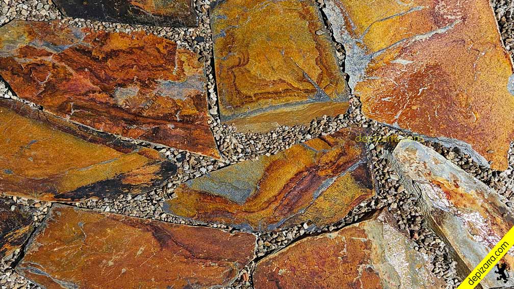 Planchoncillo pizarra óxido.